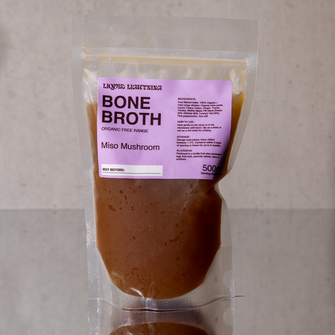 Miso & Medicinal Mushroom Bone Broth